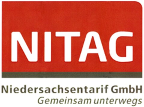 NITAG Niedersachsentarif GmbH Gemeinsam unterwegs Logo (DPMA, 06.12.2012)