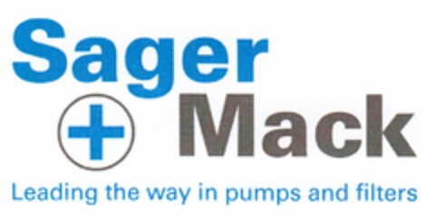 Sager + Mack Leading the way in pumps and filters Logo (DPMA, 07/30/2014)