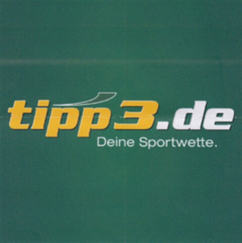 tipp3.de Deine Sportwette. Logo (DPMA, 29.10.2014)