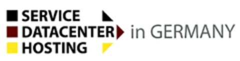 SERVICE DATACENTER HOSTING in GERMANY Logo (DPMA, 24.04.2015)