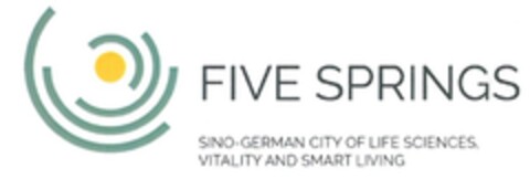 FIVE SPRINGS SINO-GERMAN CITY OF LIFE SCIENCES VITALITY AND SMART LIVING Logo (DPMA, 10.04.2015)