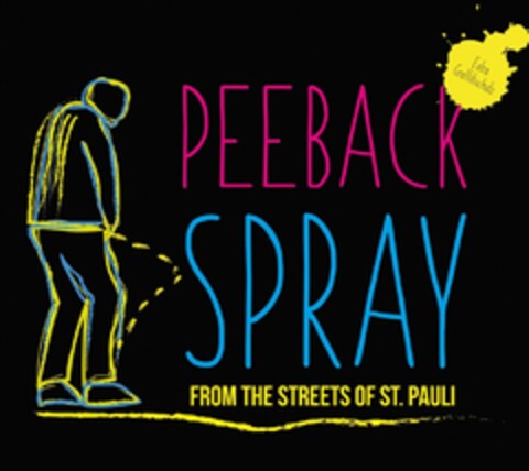 PEEBACK SPRAY FROM THE STREETS OF ST.PAULI Logo (DPMA, 13.02.2017)