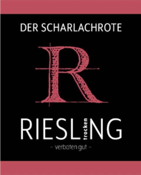 DER SCHARLACHROTE R RIESLING - verboten gut - Logo (DPMA, 01/02/2019)