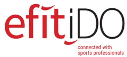 efitiDO connected with sports professionals Logo (DPMA, 22.05.2019)