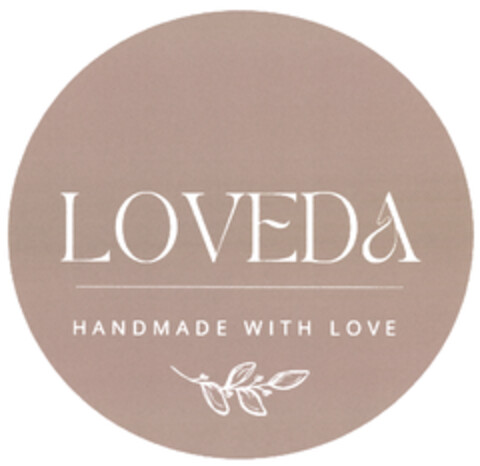 LOVEDA HANDMADE WITH LOVE Logo (DPMA, 10/30/2023)