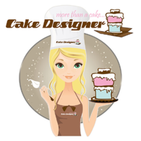 more than a cake... Cake Designer Logo (DPMA, 03/30/2023)