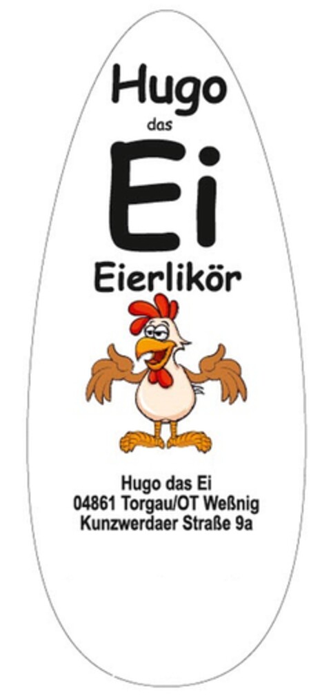 Hugo das Ei Eierlikör Logo (DPMA, 02/05/2024)