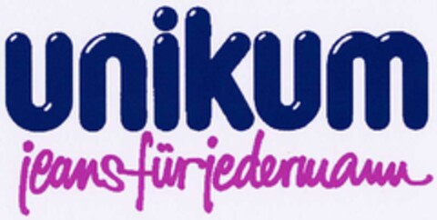 unikum jeans für jedermann Logo (DPMA, 02.12.2002)