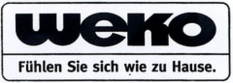 weko Fühlen Sie sich wie zu Hause. Logo (DPMA, 26.04.2004)