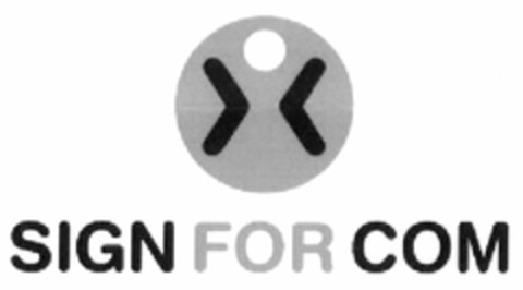 SIGN FOR COM Logo (DPMA, 02/22/2005)