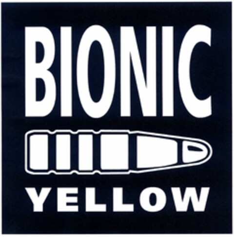 BIONIC YELLOW Logo (DPMA, 24.06.2005)