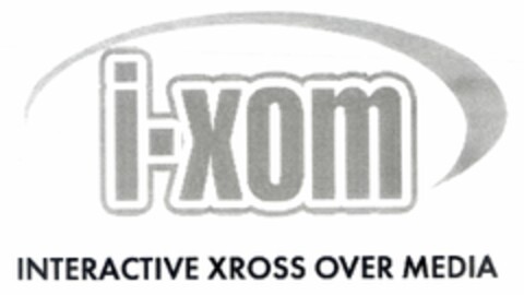 i-xom INTERACTIVE XROSS OVER MEDIA Logo (DPMA, 08/09/2005)