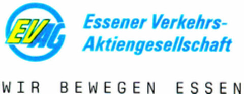 EVAG Essener Verkehrs-Aktiengesellschaft Logo (DPMA, 28.06.1996)