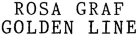 ROSA GRAF GOLDEN LINE Logo (DPMA, 05.02.1997)