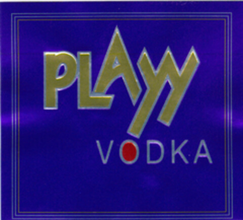 PLAYY VODKA Logo (DPMA, 09/18/1997)