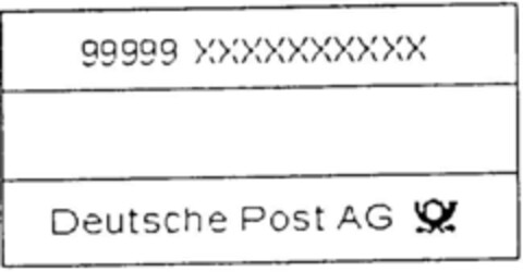 Deutsche Post AG Logo (DPMA, 15.10.1997)