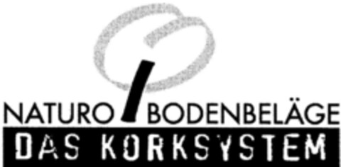 NATURO BODENBELÄGE DAS KORKSYSTEM Logo (DPMA, 26.11.1997)