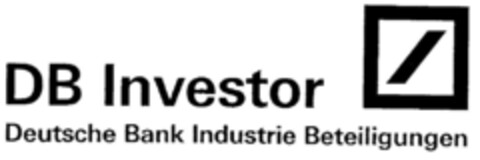 DB Investor Deutsche Bank Industrie Beteiligungen Logo (DPMA, 24.02.1999)