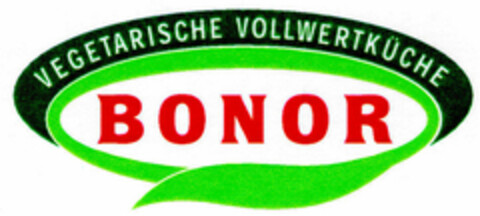 BONOR VEGETARISCHE VOLLWERTKÜCHE Logo (DPMA, 30.04.1999)