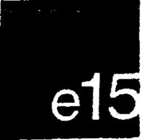 e15 Logo (DPMA, 11.11.1999)