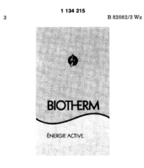 BIOTHERM Logo (DPMA, 01.07.1987)