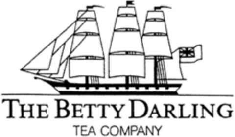 THE BETTY DARLING TEA COMPANY Logo (DPMA, 09/25/1989)