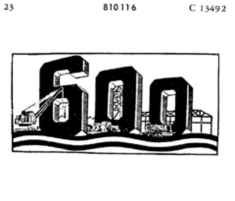 600 Logo (DPMA, 10.04.1963)