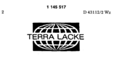 TERRA LACKE Logo (DPMA, 13.03.1987)
