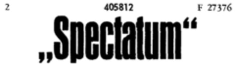 "Spectatum" Logo (DPMA, 08.10.1928)