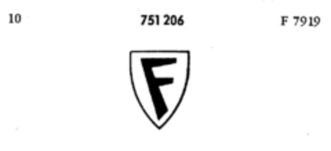 F Logo (DPMA, 22.06.1957)