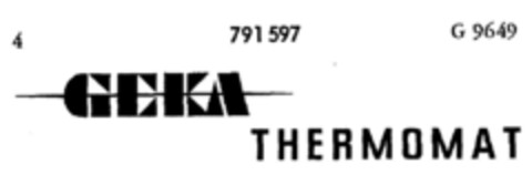 GEKA THERMOMAT Logo (DPMA, 30.03.1960)