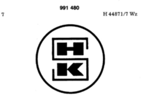 HKS Logo (DPMA, 04.11.1978)