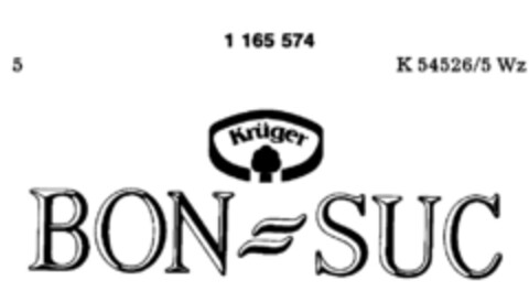 KRÜGER BON=SUC Logo (DPMA, 06/06/1989)