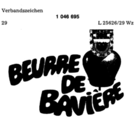 BEURRE DE BAViERE Logo (DPMA, 10.03.1982)