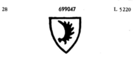 699047 Logo (DPMA, 23.01.1956)