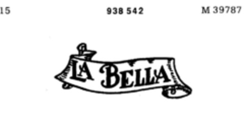 LA BELLA Logo (DPMA, 31.10.1974)