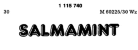 SALMAMINT Logo (DPMA, 02/28/1987)