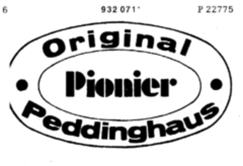 Pionier Original Peddinghaus Logo (DPMA, 03/18/1975)