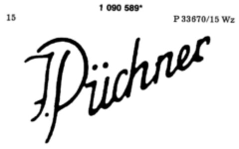 J.Püchner Logo (DPMA, 03/13/1986)