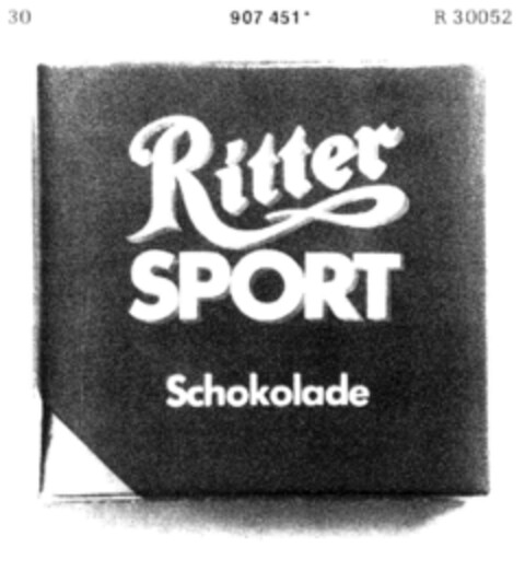 Ritter SPORT Schokolade Logo (DPMA, 03.04.1973)