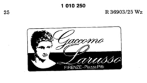 Gaccomo Larusso Logo (DPMA, 03.08.1979)