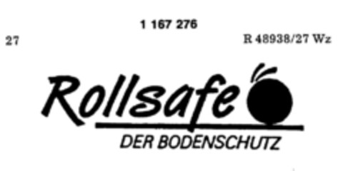 Rollsafe DER BODENSCHUTZ Logo (DPMA, 01/26/1990)