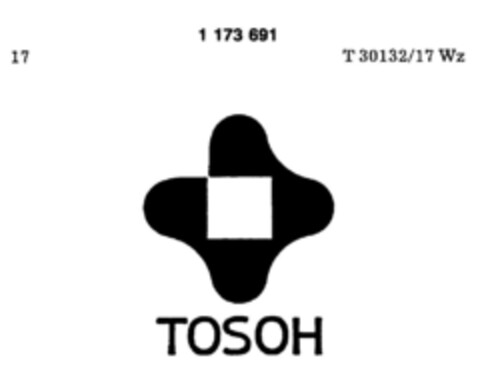 TOSOH Logo (DPMA, 15.02.1990)