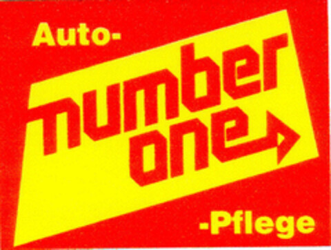 Auto- number one -Pflege Logo (DPMA, 14.11.2001)