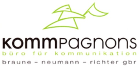 KommPaGnons büro für kommunikation Logo (DPMA, 26.07.2008)