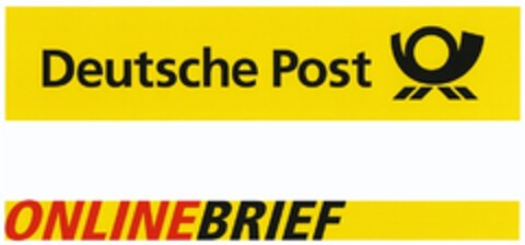 Deutsche Post ONLINEBRIEF Logo (DPMA, 16.03.2009)