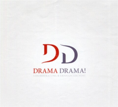 DD DRAMA DRAMA! LEBENSBERATUNG & ERFOLGSCOACHING Logo (DPMA, 02.07.2009)