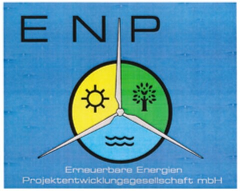 E N P Erneuerbare Energien Projektentwicklungsgesellschaft mbH Logo (DPMA, 21.08.2009)