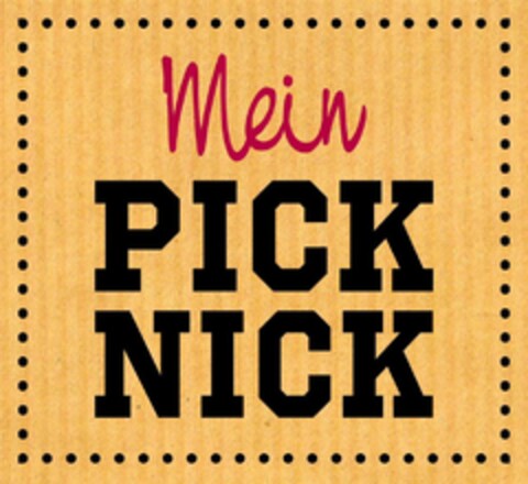 Mein PICKNICK Logo (DPMA, 20.03.2015)