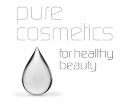 pure cosmetics for healthy beauty Logo (DPMA, 13.05.2016)